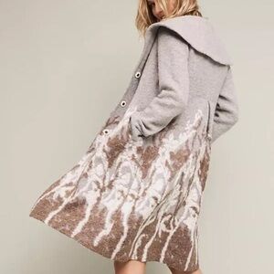 Anthropologie angel of the north sweater coat Medium